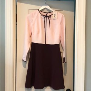 Ted Baker long sleeve neck tie dress.